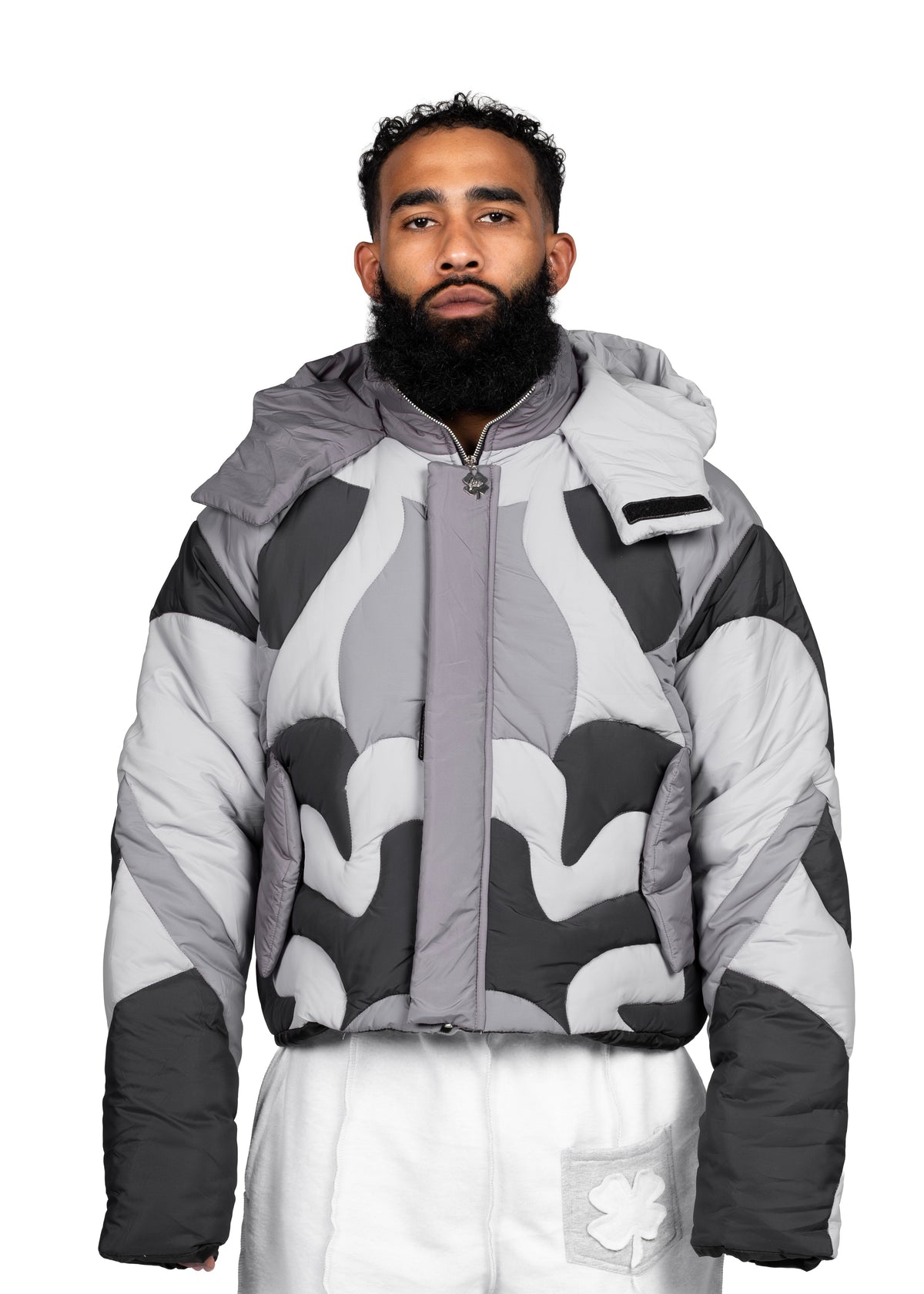 Gray Clover Jacket