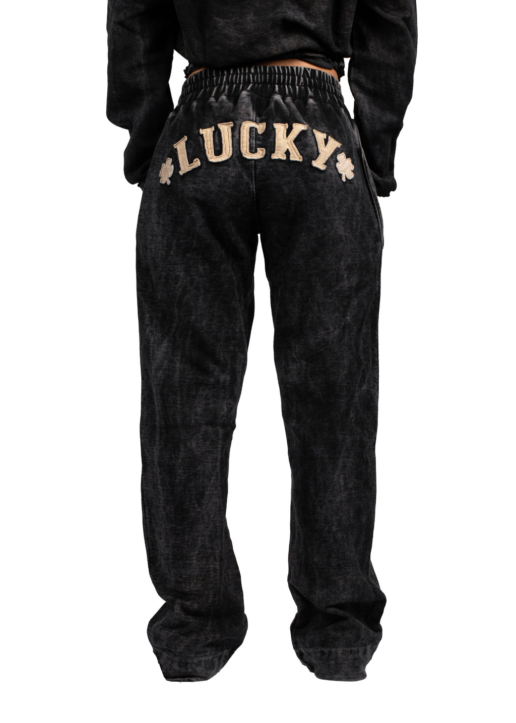 Black Acid Pants