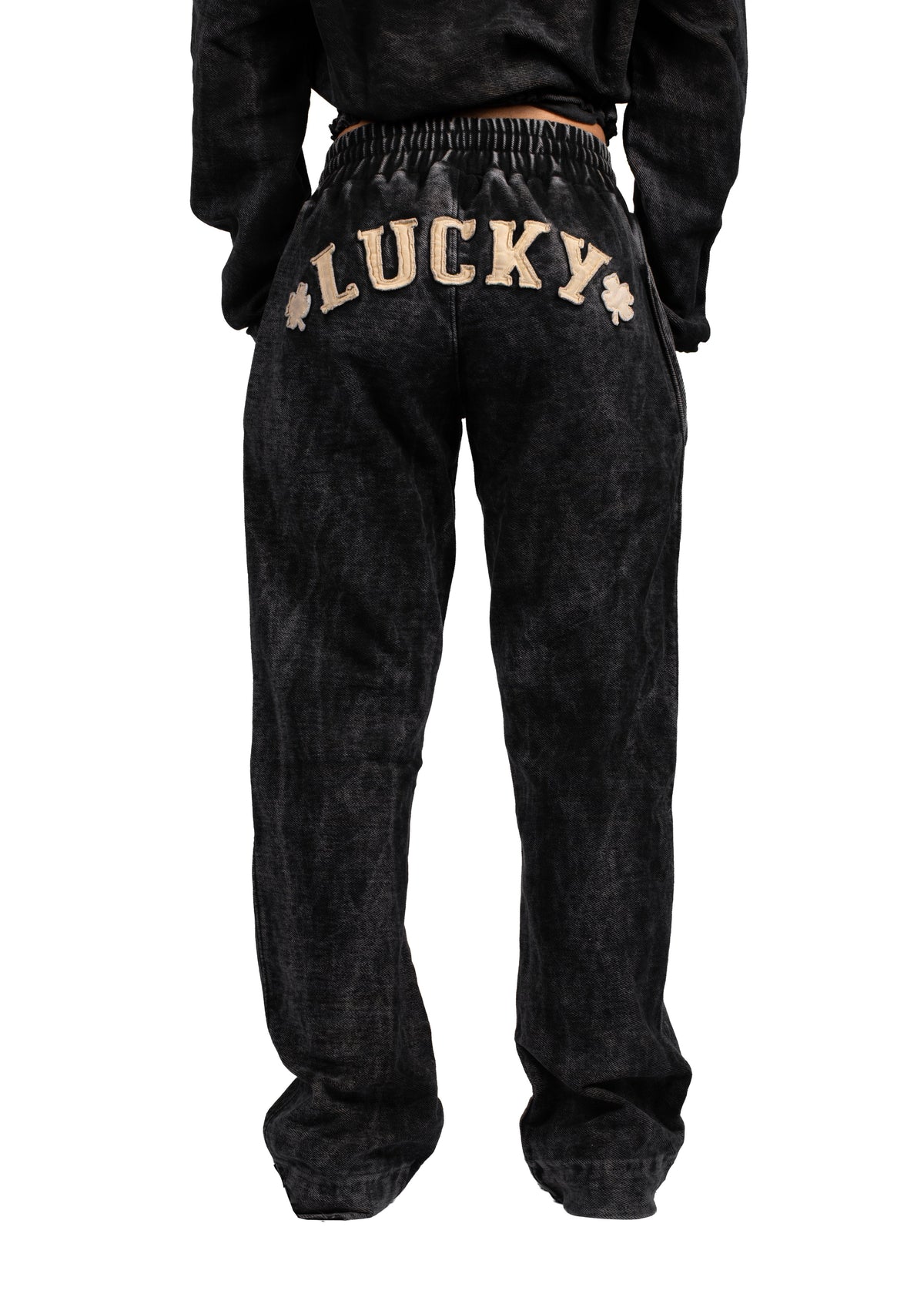 Black Acid Pants
